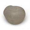 Pomme beige en verre scavo