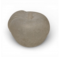 Pomme beige en verre scavo