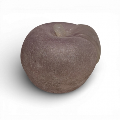 Pomme rouge en verre scavo