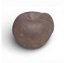 Pomme rouge en verre scavo