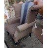 Paire de grands fauteuils à oreilles Montgomery