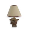  Paire de lampes en faïence, fond beige sur  Moinat SA  - Antiquités décoration