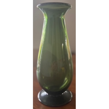 Vase en verre de Saint-Prex vert