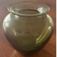 Vase en verre de Saint-Prex vert