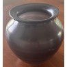 Black Saint-Prex glass vase