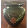 Green Saint-Prex glass vase