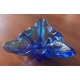 Cendrier en verre bleu de Murano