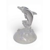 Dauphin en Cristal moulé D\'Arques