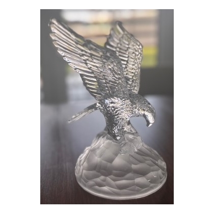 Aigle en Cristal moulé D\'Arques