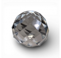 Presse-papier en verre facetté