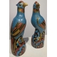 Paire de Phoenix cloisonnés