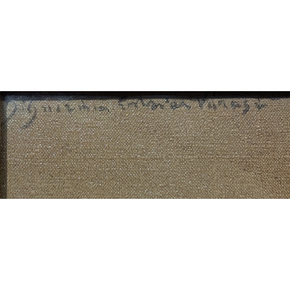 Tableau \"Jeune femme\" signé