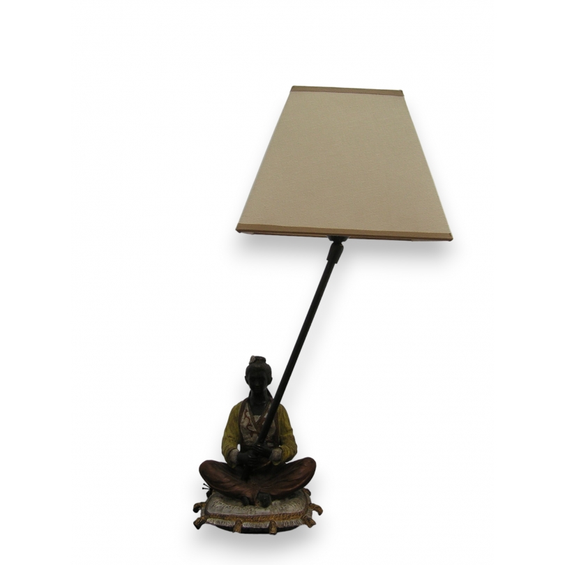  Lampe "Chinois" avec abat-jour sur  Moinat SA  - Antiquités décoration