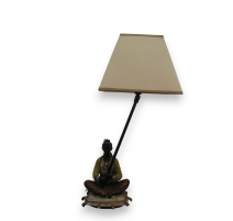 Lampe "Chinois" avec abat-jour