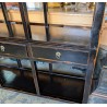 Etagère chinoise en bois laquée noire