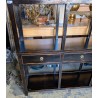 Etagère chinoise en bois laquée noire