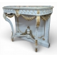 Console style Louis XVI richement sculptée