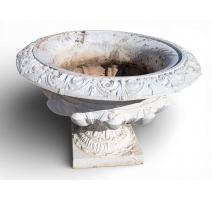 Vasque en fonte blanche