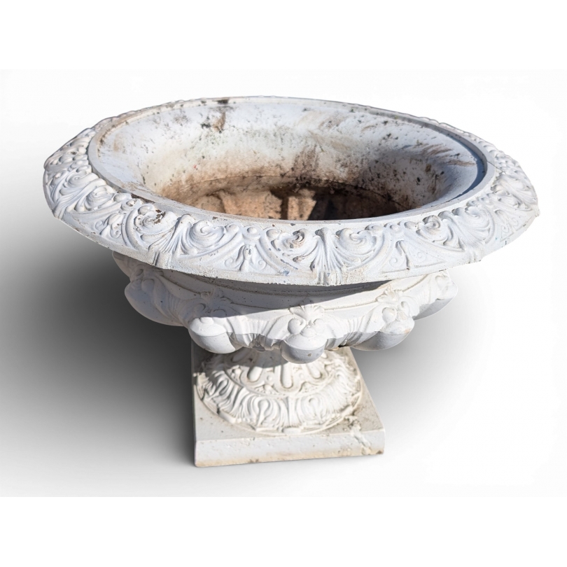 Vasque en fonte blanche