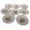 Lot de 8 assiettes \"Chevaux\" par Villeroy & Boch