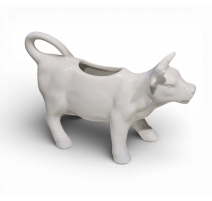Crémier "Vache" en porcelaine blanche