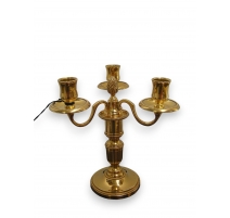 Chandelier Directoire style golden with 3