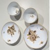 Paire de bols et sous-tasse de Meissen