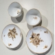 Paire de bols et sous-tasse de Meissen