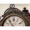 Green-lacquered Louis XV clock, signed DUBOIS