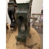 Green-lacquered Louis XV clock, signed DUBOIS