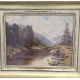 Tableau "Montagne" signé J. GEISSER