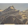 Tableau \"Les Diablerets\" signé A. DUPLAIN