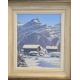 Tableau "Les Diablerets" signé A. DUPLAIN