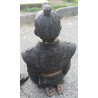 Couple japonais en bronze