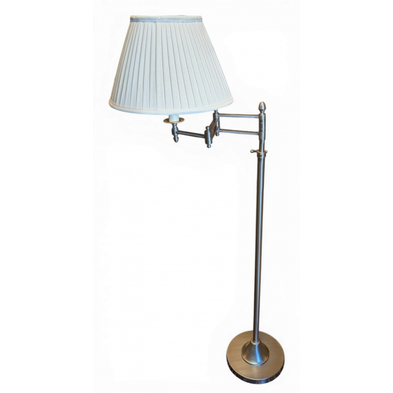 Lampadaire modèle BUDAPEST en laiton nickelé