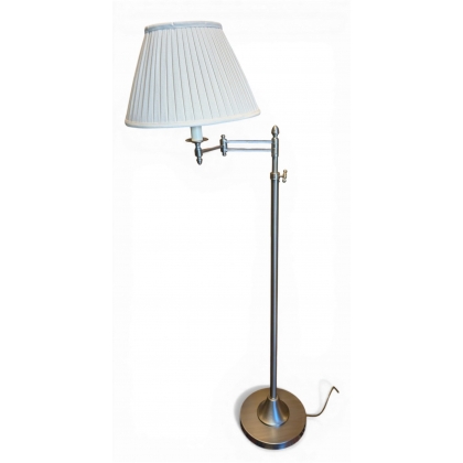 Lampadaire modèle "Sevilla" en laiton nickelé