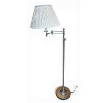 Lampadaire modèle "Sevilla" en laiton nickelé