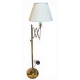Lampadaire "VIENA" en laiton poli