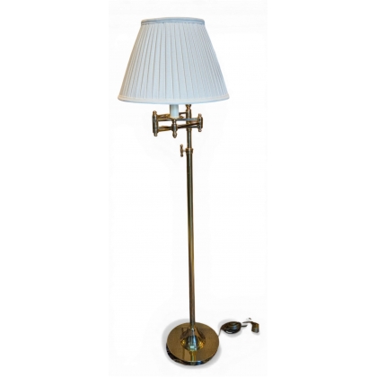 Lampadaire modèle BUDAPEST en laiton poli