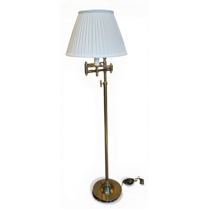 Lampadaire modèle BUDAPEST en laiton poli
