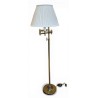 Lampadaire modèle BUDAPEST en laiton poli