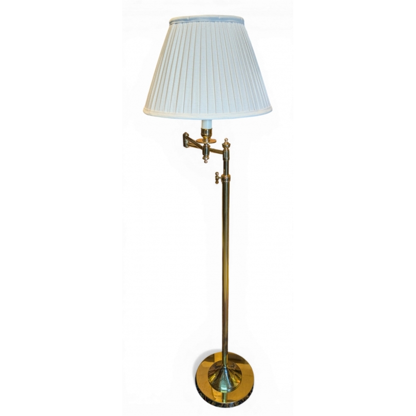 Lampadaire modèle Cuenca en laiton poli