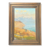 Tableau "Lavaux" signé V GILLIAND