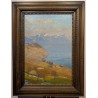 Tableau \"Lavaux\" signé V GILLIAND
