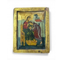 Icône Saint-Jean et le Christ