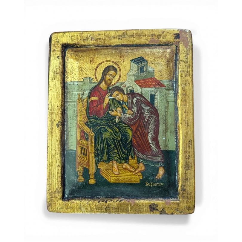 Icône Saint-Jean et le Christ