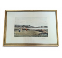 Gravure "The putting green" par Douglas ADAMS