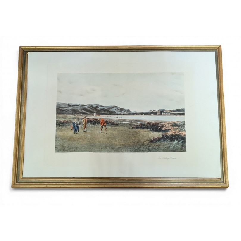 Gravure "The putting green" par Douglas ADAMS