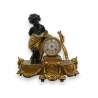 Pendule en bronze doré