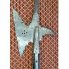 Swiss halberd with an engraved blade